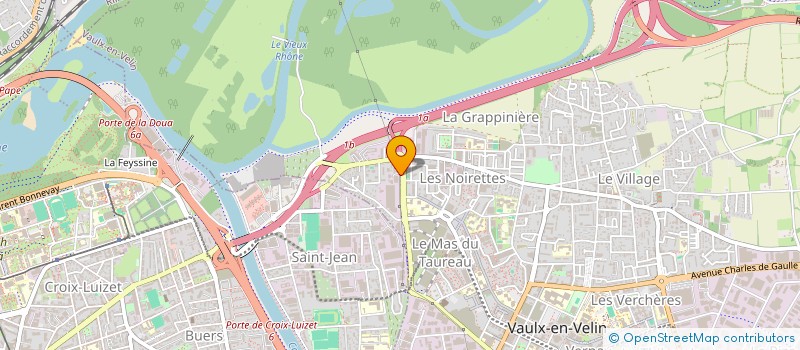 localisation de l'entreprise CARRO'STYL  VAULX-EN-VELIN