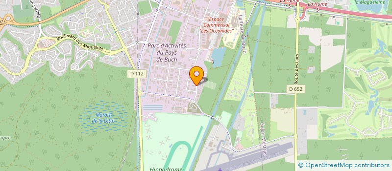localisation de l'entreprise CARROBASSIN à LA TESTE-DE-BUCH