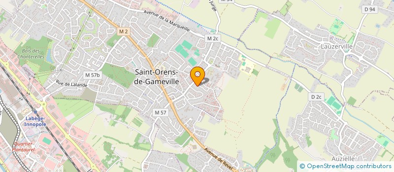 localisation de l'entreprise CARROBAT à SAINT-ORENS-DE-GAMEVILLE