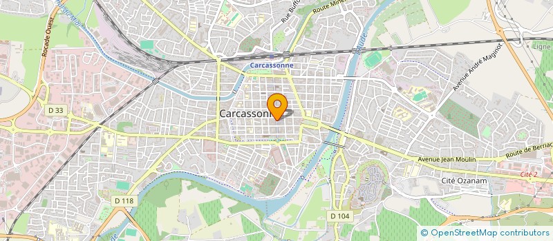 localisation de l'entreprise CARRON DE SAINTE CROIX à CARCASSONNE