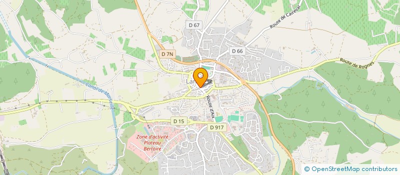 localisation de l'entreprise CARRON INGENIERIE à LAMBESC