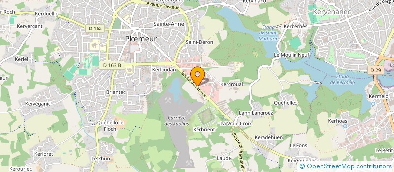 localisation de l'entreprise CARROS' AUTO 56 à PLOEMEUR