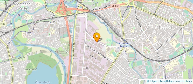 localisation de l'entreprise CARROSERIE RELAIS STRASBOURG à STRASBOURG