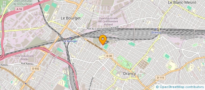 localisation de l'entreprise CARROSERIE VOLCANE à DRANCY