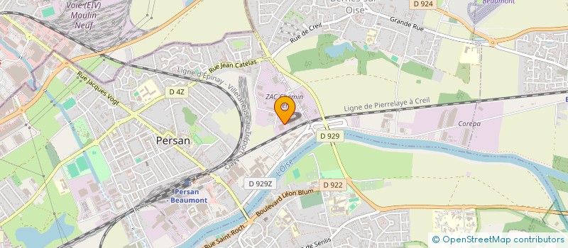 localisation de l'entreprise CARROSS DIMOV  PERSAN