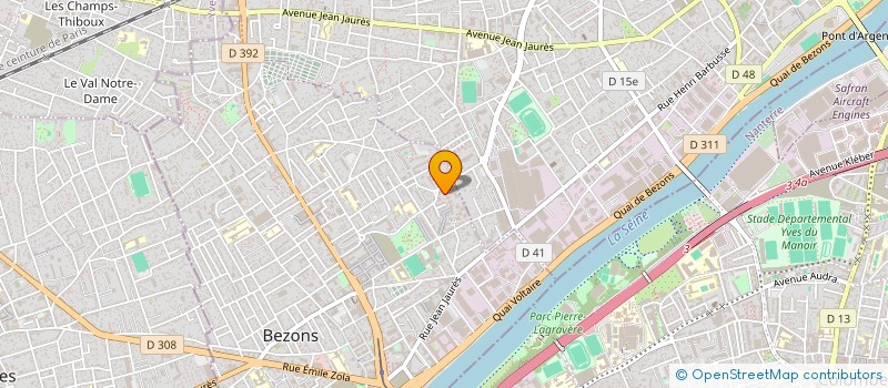 localisation de l'entreprise CARROSSE  BEZONS