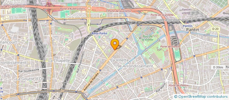 localisation de l'entreprise CARROSSERIE 73 à PARIS