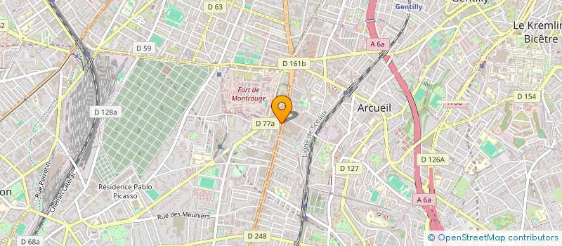localisation de l'entreprise CARROSSERIE 92  BAGNEUX