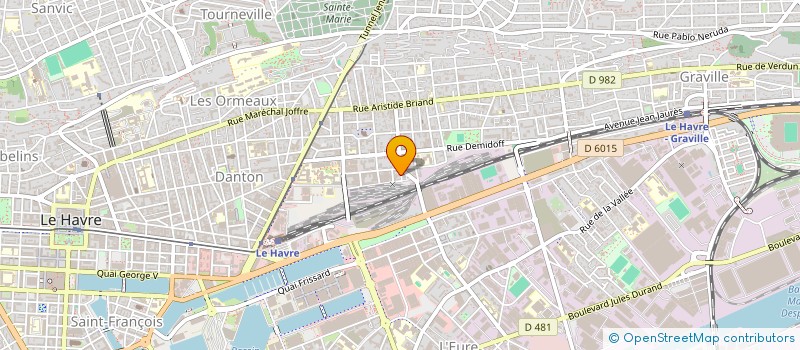 localisation de l'entreprise CARROSSERIE AB à LE HAVRE