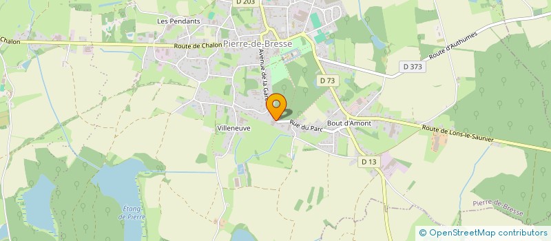 localisation de l'entreprise CARROSSERIE ACHILLE PEROTTI à PIERRE-DE-BRESSE