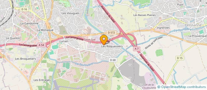 localisation de l'entreprise CARROSSERIE AD AUTOSTYLE  SALON-DE-PROVENCE