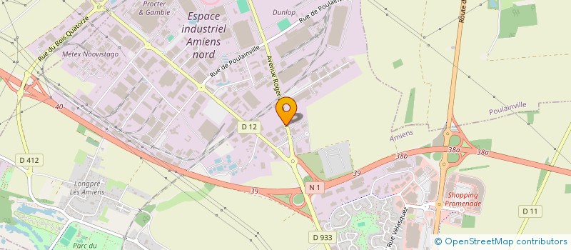 localisation de l'entreprise CARROSSERIE ADG à AMIENS