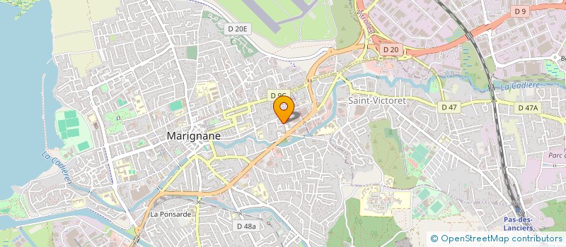 localisation de l'entreprise CARROSSERIE AF ROQUEBRUNE à MARIGNANE