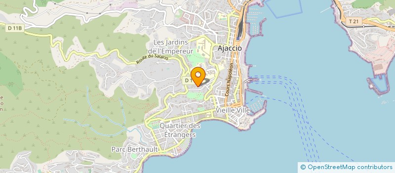 localisation de l'entreprise CARROSSERIE AJACCIO ROCADE à AJACCIO