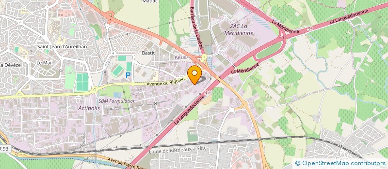 localisation de l'entreprise CARROSSERIE ALBARET POIDS LOURDS à VILLENEUVE-LES-BEZIERS