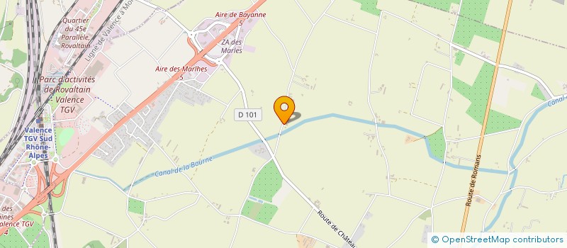 localisation de l'entreprise CARROSSERIE AMB  ALIXAN