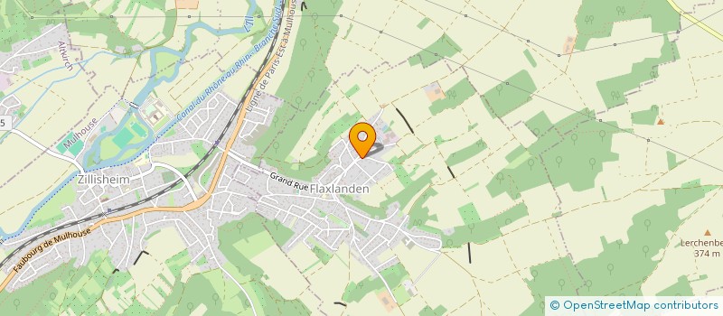 localisation de l'entreprise CARROSSERIE ATELIER  SPECHBACH