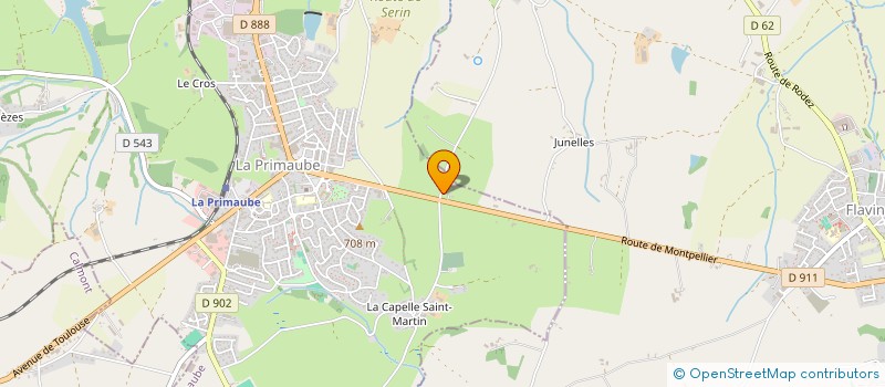 localisation de l'entreprise CARROSSERIE ATIK  LUC-LA-PRIMAUBE