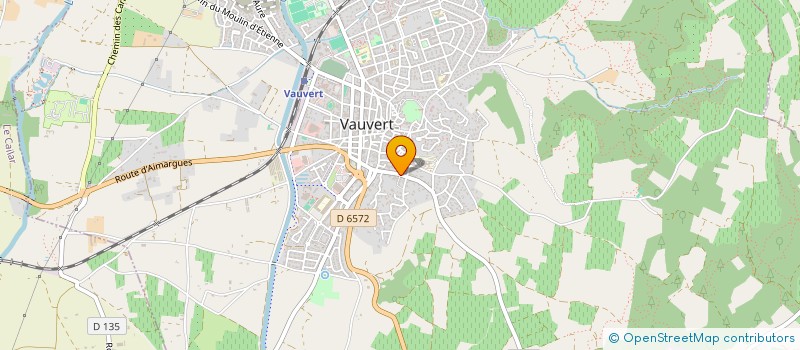 localisation de l'entreprise CARROSSERIE AUGUSTE  VAUVERT