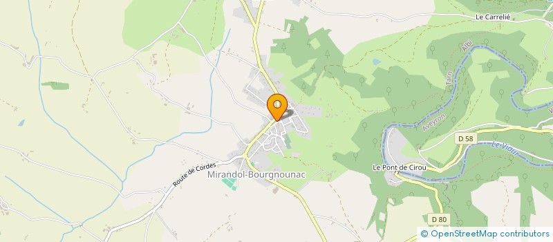 localisation de l'entreprise CARROSSERIE AURAN  SAINTE-GEMME