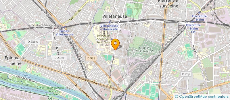localisation de l'entreprise CARROSSERIE AUTO MILLENIUM à VILLETANEUSE