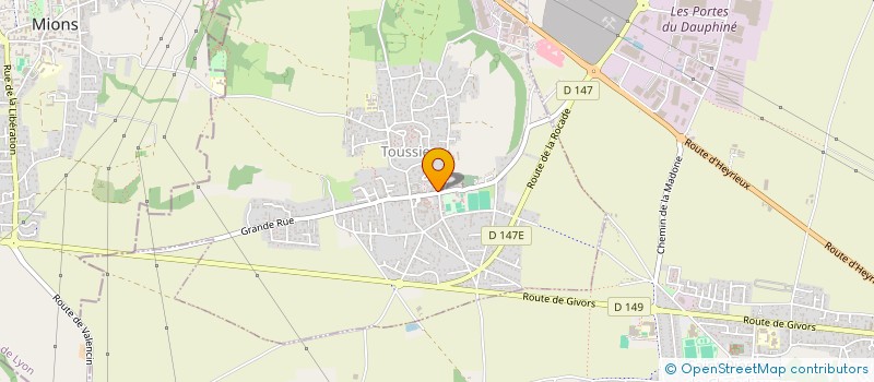 localisation de l'entreprise CARROSSERIE AUTOMOBILE REPARATION à TOUSSIEU