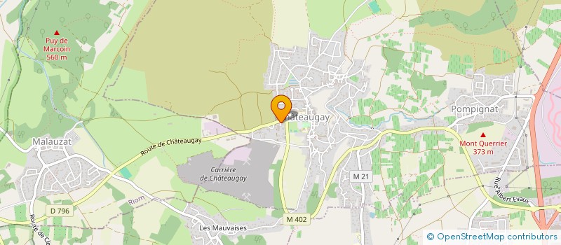 localisation de l'entreprise CARROSSERIE AUTOPRO  CHATEAUGAY