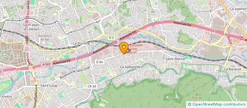 localisation de l'entreprise CARROSSERIE AVAGYAN  MARSEILLE