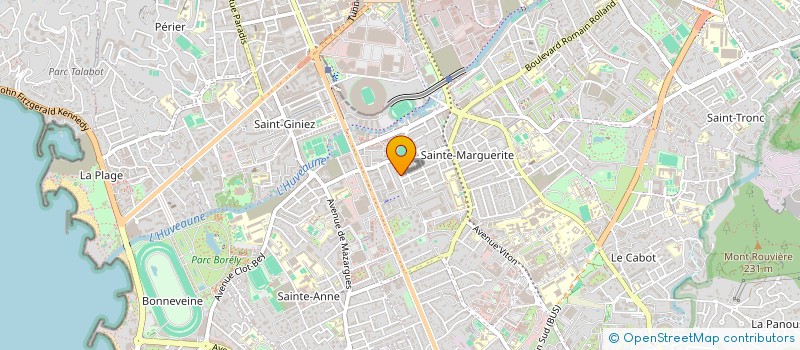 localisation de l'entreprise CARROSSERIE AYVAZIAN à MARSEILLE