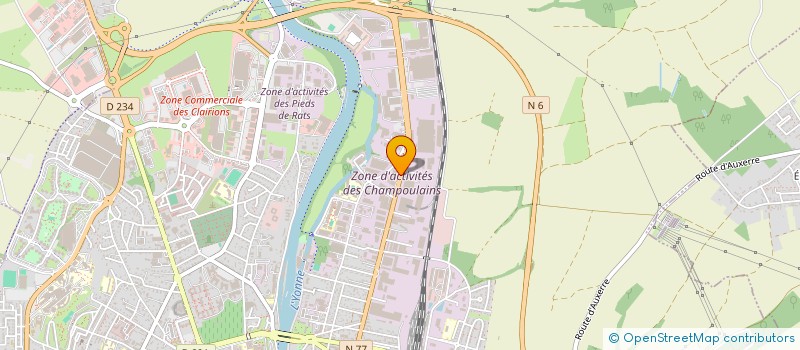 localisation de l'entreprise CARROSSERIE BANDONNY à AUXERRE