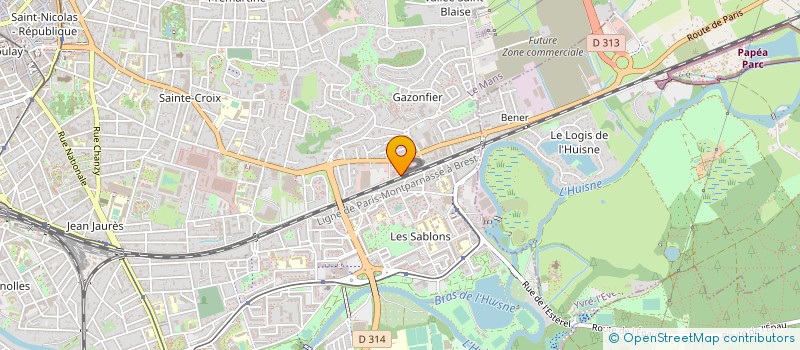 localisation de l'entreprise CARROSSERIE BARBOT  LE MANS