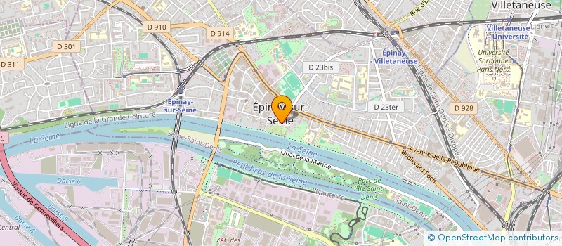 localisation de l'entreprise CARROSSERIE BASTIE à EPINAY-SUR-SEINE