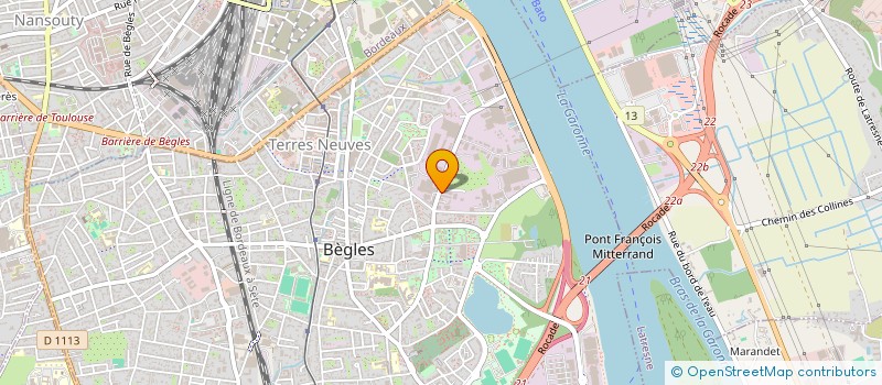 localisation de l'entreprise CARROSSERIE BEGLAISE SARL à BEGLES