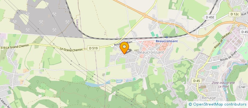 localisation de l'entreprise CARROSSERIE BEL AUTOS  TULLINS