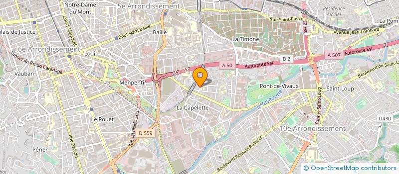 localisation de l'entreprise CARROSSERIE BIGASSO à MARSEILLE