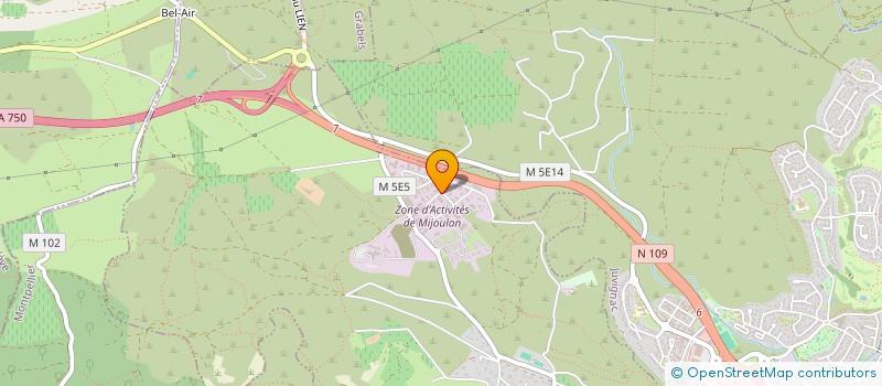 localisation de l'entreprise CARROSSERIE BKL à CAISSARGUES