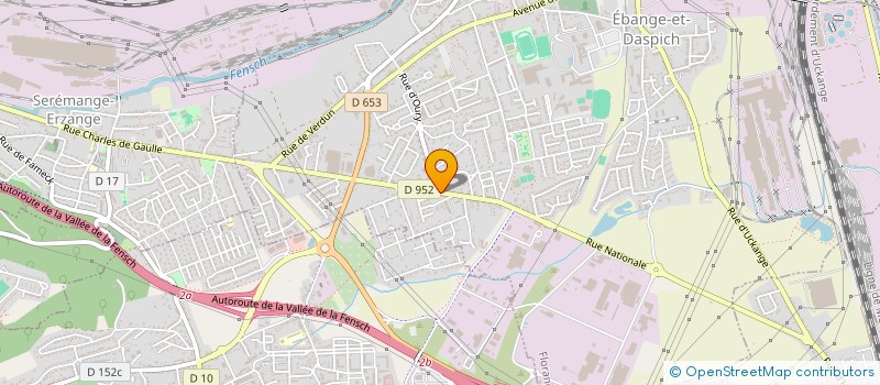 localisation de l'entreprise CARROSSERIE BOMBARDIER  FLORANGE