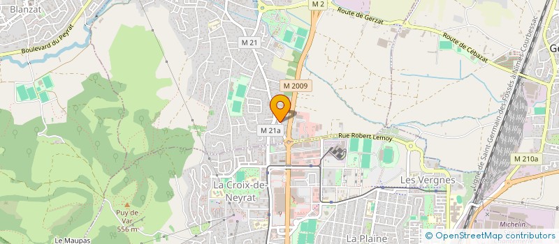 localisation de l'entreprise CARROSSERIE BOREL TOURNAIRE à CEBAZAT