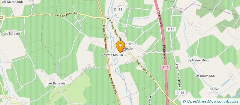 localisation de l'entreprise CARROSSERIE BRIOLAIS  VAL-DE-LIVENNE