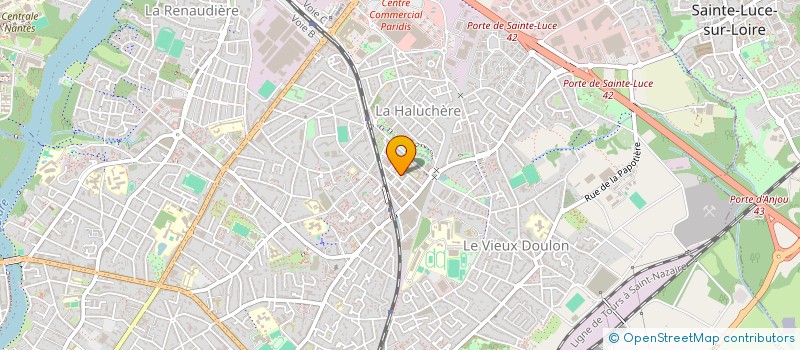 localisation de l'entreprise CARROSSERIE BSA à NANTES