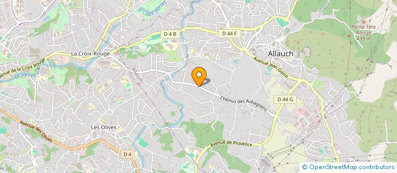 localisation de l'entreprise CARROSSERIE CAD à ALLAUCH