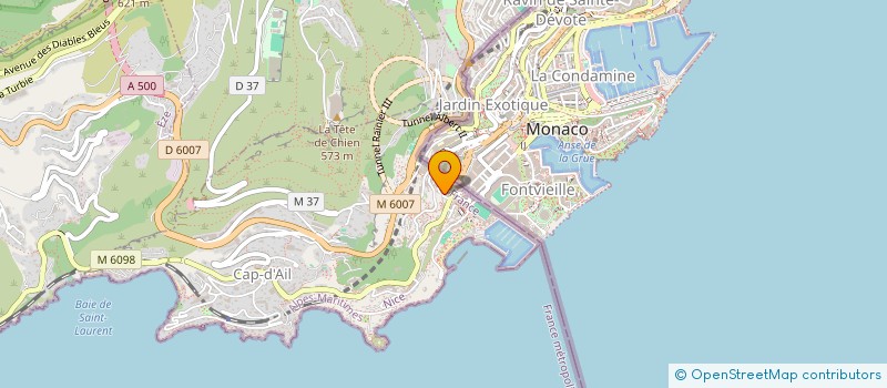 localisation de l'entreprise CARROSSERIE CAMINITI à CAP-D'AIL