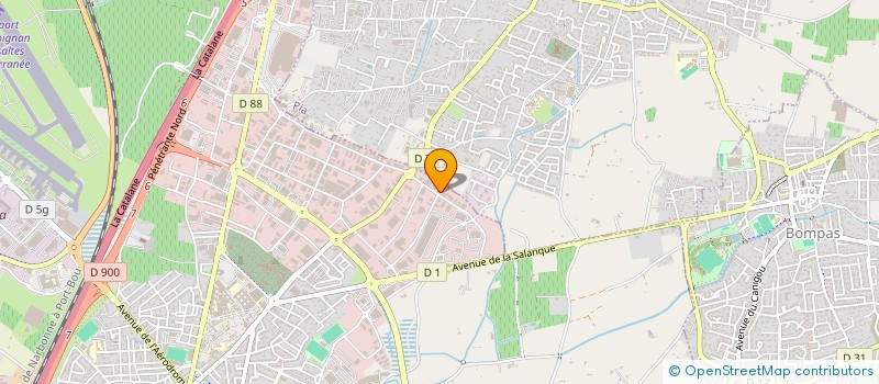 localisation de l'entreprise CARROSSERIE CAREA  PERPIGNAN