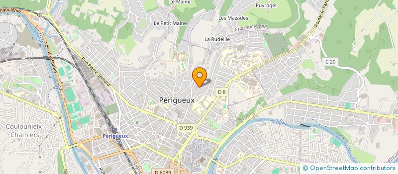 localisation de l'entreprise CARROSSERIE CASENOVE  PERIGUEUX