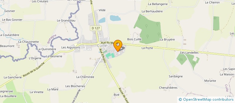 localisation de l'entreprise CARROSSERIE CELNA à CUILLE