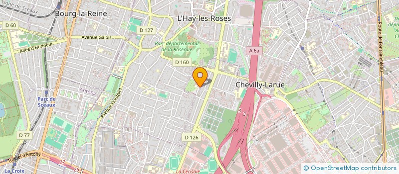 localisation de l'entreprise CARROSSERIE CHEVILLY-LARUE  CHEVILLY-LARUE