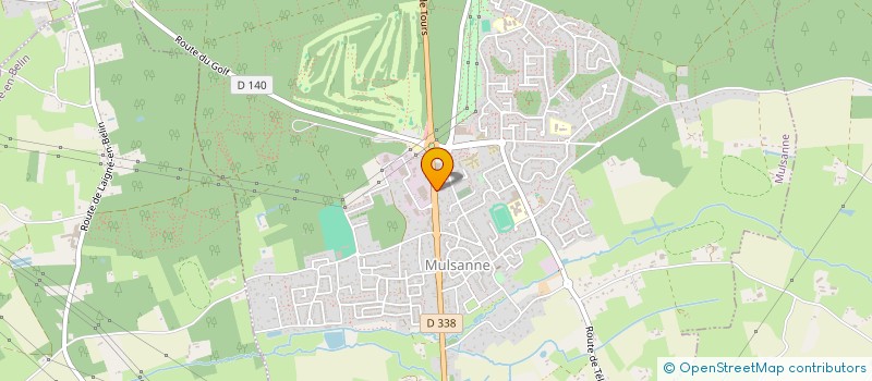 localisation de l'entreprise CARROSSERIE CMC  MULSANNE
