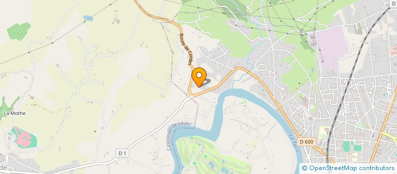 localisation de l'entreprise CARROSSERIE COMBETTES à ALBI