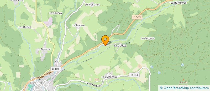 localisation de l'entreprise CARROSSERIE COSTET  DUNIERES