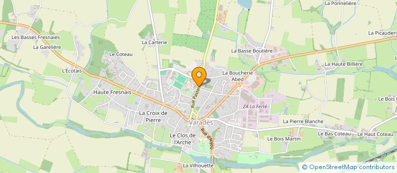 localisation de l'entreprise CARROSSERIE COTTINEAU AURELIEN à LOIREAUXENCE